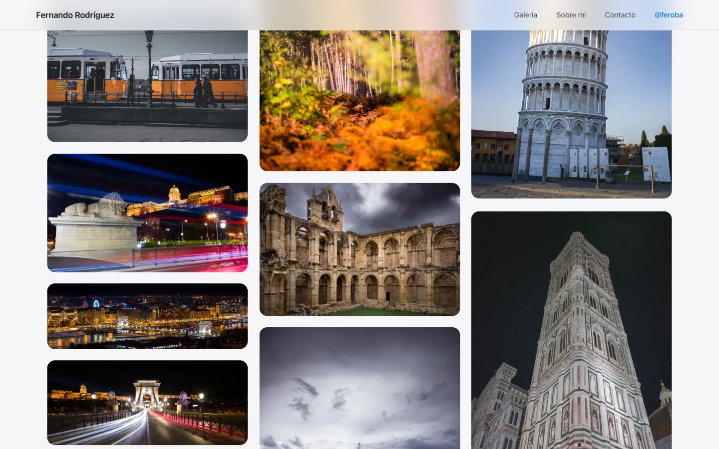 Portfolio fotográfico de Fernando Rodríguez